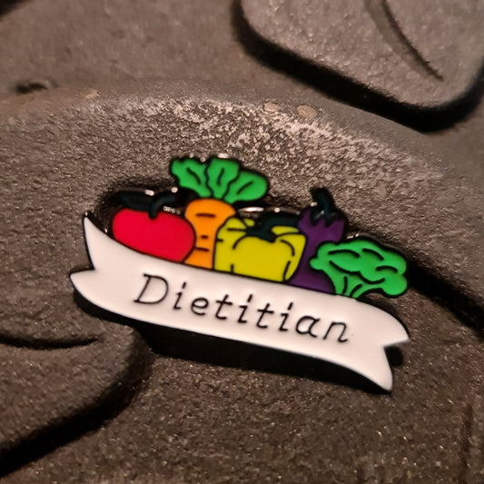 Stainless Steel Dietitian Pin