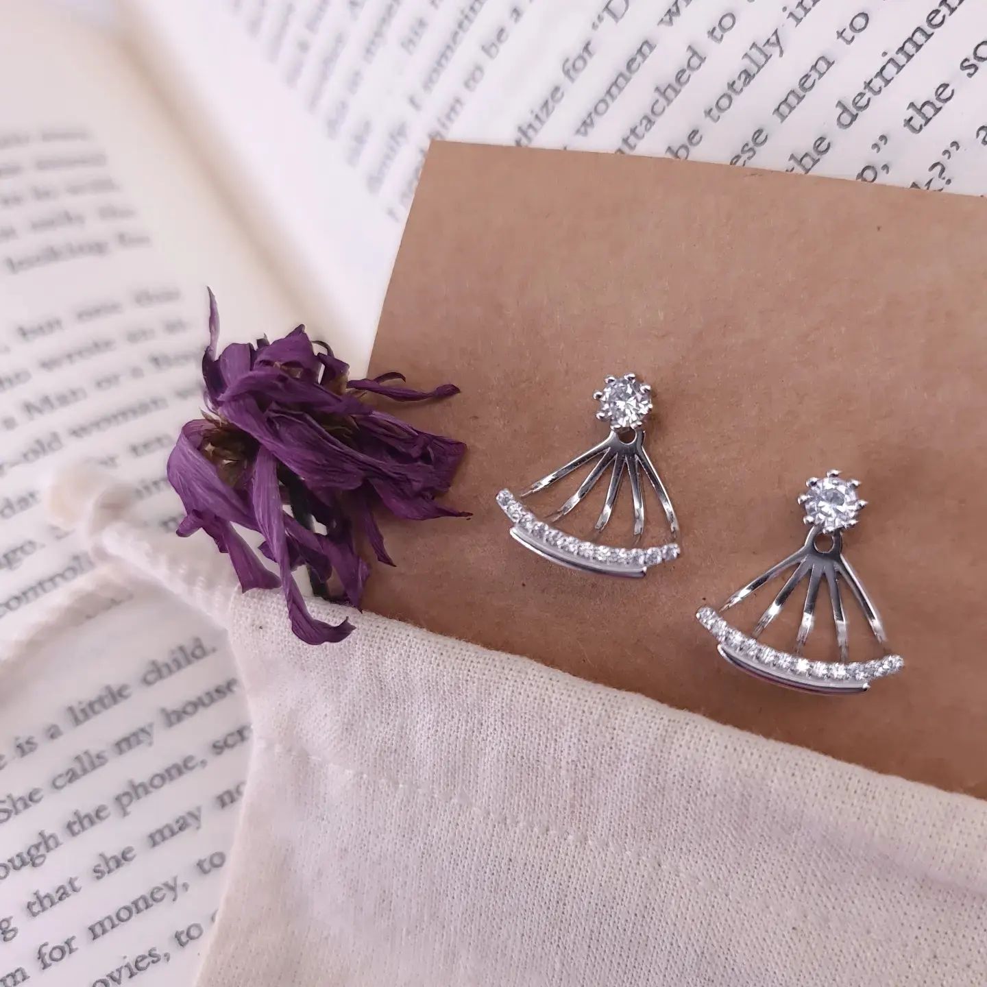 Classy 925 Italian Silver Earrings