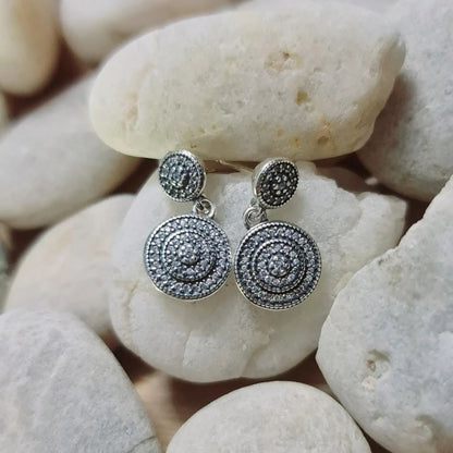 Classy 925 Italian Silver Earrings